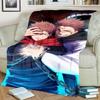 Jujutsu Kaisen Flannel Blanket Comfortable Warm for Bedrooms, Sofas, Beds, Chairs, Picnics, Travel