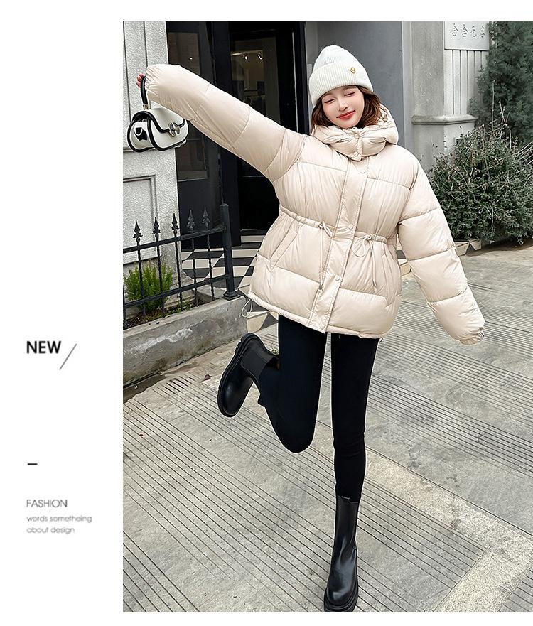 Women’s Short Detachable Hood Windproof Thicken Warm Winter Jacket