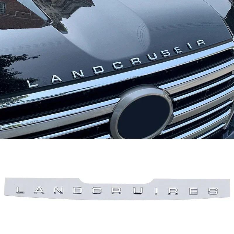 For 2021-2023 Toyota Land Cruiser 300 LC300  VXR GXR Land Cruiser 3D ABS Letters Sticker Hood Emblem Badge Exterior Modification