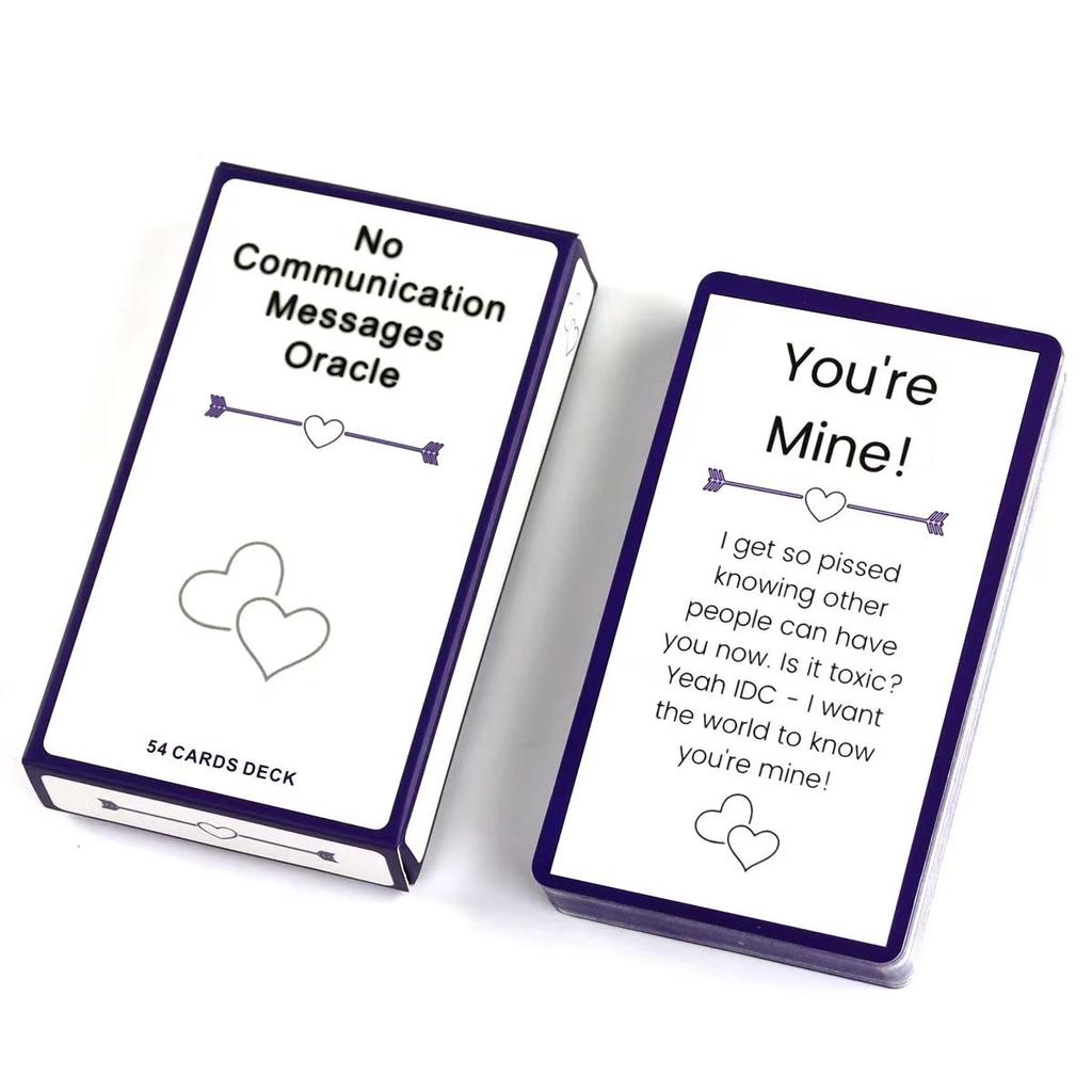Das Keine Kommunikation Orakel Liebesbotschaften Beziehung 54 Karten Deck 10,3*6cm