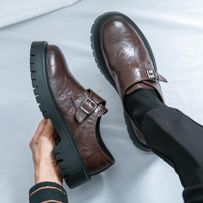 Men's Loafers Luxury Brand Leather Dress Shoes Breathable Slip-On Solid Formal Casual Shoes Handmade Designer Men Shoes Mocassin