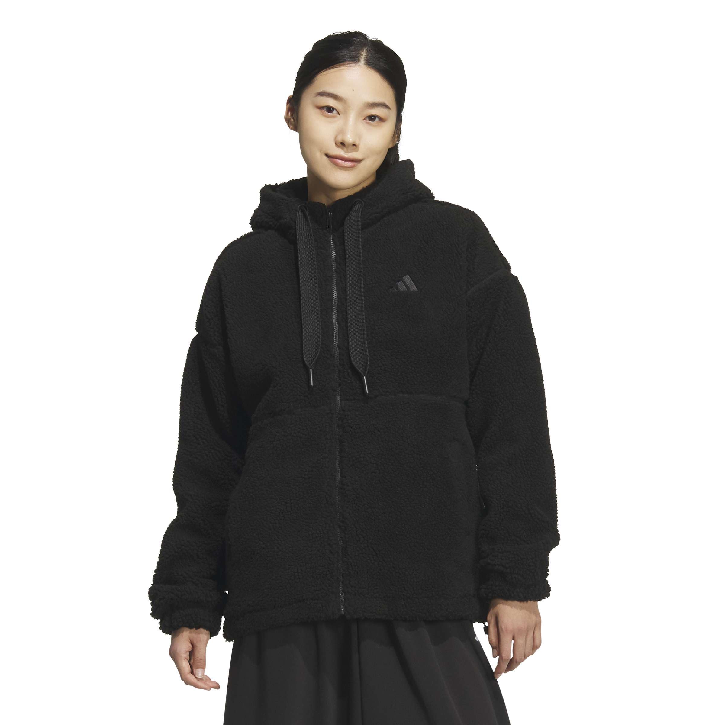 

Жіноча куртка Adidas Fleece Boa FZ SH901 Чорна Розмір 2L Обов язкова (KA0961)