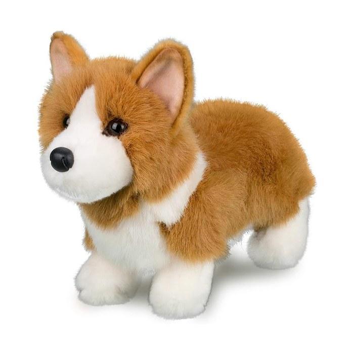 Douglas Toys Louie Corgi 10" (25 cm) Tan/White