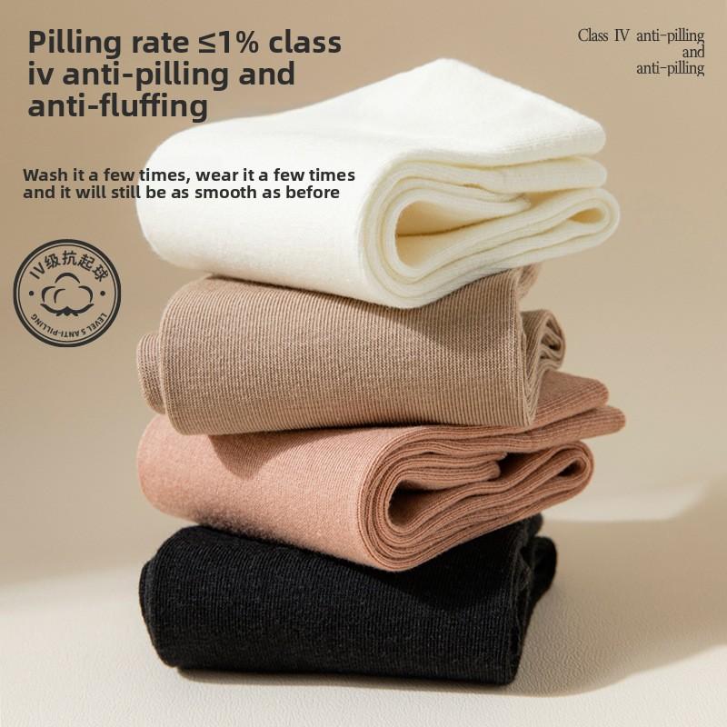 5 Pairs Socks Women's Summer Boneless Pile Socks Mid-tube Socks Summer Thin Month Socks