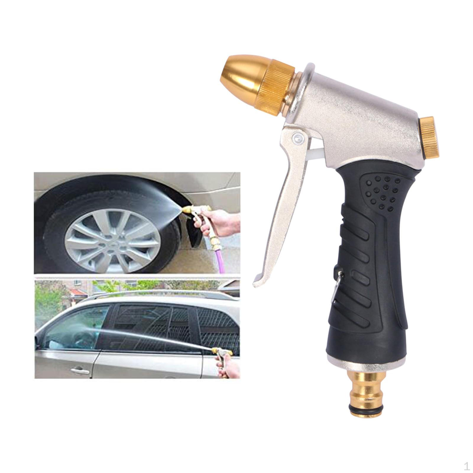 Upgrade Garden Hose Nozzle Sprayer, Heavy Duty Metal Handheld Water High Pressure in 3