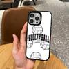 cool Sport Beach V-Volleyball    Phone Case For iPhone17,16,15,14,13,12,11 Plus,Pro Max Colored Silver Plated Inside Cover