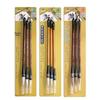 "Mali Three-Piece Calligraphy Brush Set: Wolf & Mixed Hair, Large/Medium/Small, Ideal for Regular Script and Chinese Painting Practice”