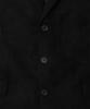 Musinsa Standard Synthetic Suede Oversized 3-Button Blazer [Black]