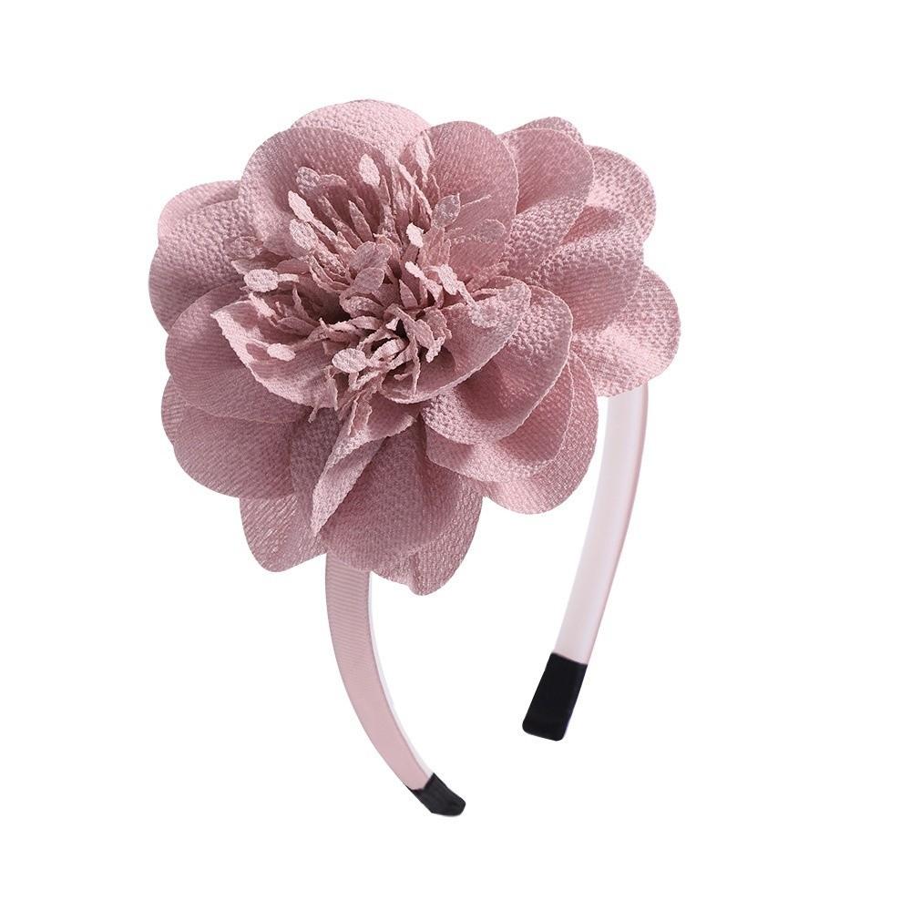 Multi-Layers Big Flower Headband Grosgrain Ribbon Girl Hair Hoop Headwear  Hair Accessories