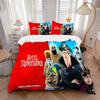 Set Lenzuola 3 Pezzi Stampa Serie Hotel Transylvania Copripiumino Con 2 Federe Cuscino Regalo di Compleanno per la Casa