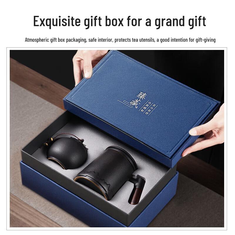 Ceramic Tea Cup with Infuser Gift Set