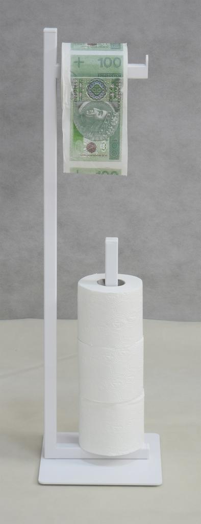 Stojak Na Papier Toaletowy Uchwyt Loft Biały