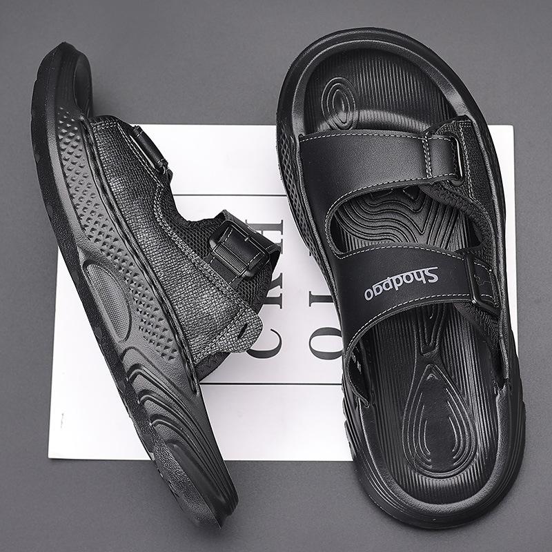 New summer versatile one-word slippers men's non-slip and lightweight men's sandals non-slip outdoor casual sandals