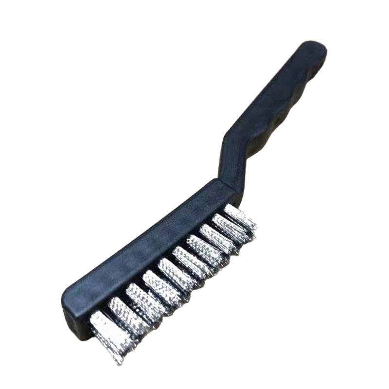 Heavy Duty Copper /Steel Wire Rust Removal Cleaning Brush For Metal Surfaces Ergonomic Handle MultiPurpose Cleaning Tool