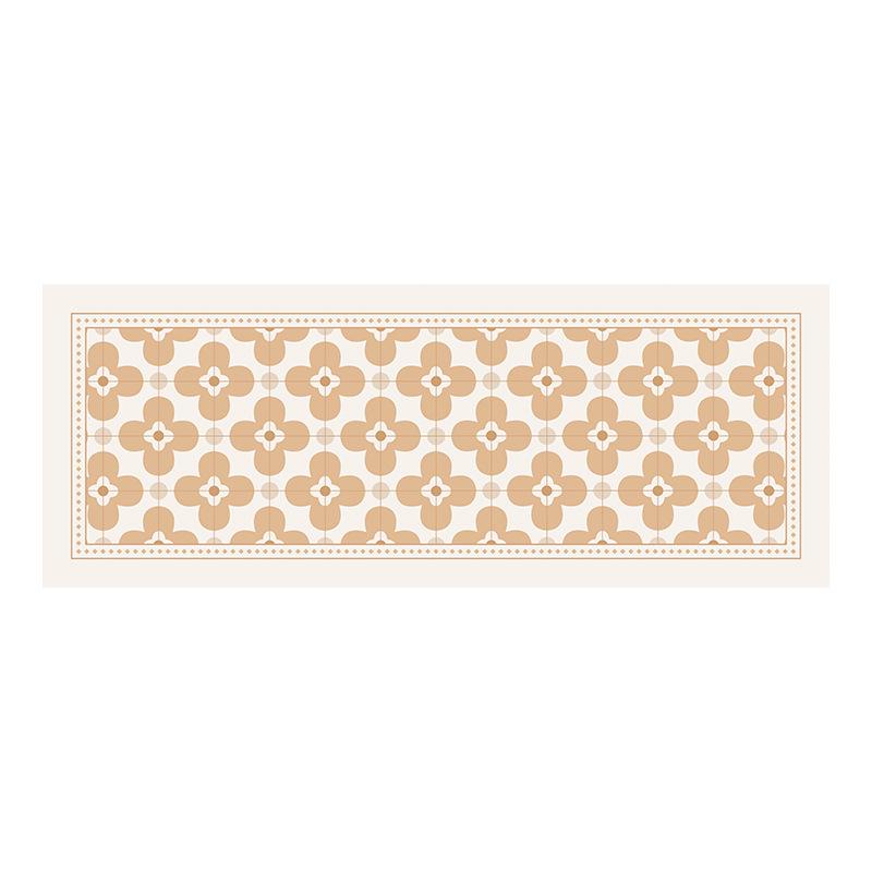 Non-Slip, Oil-Proof PVC Kitchen Floor Mat - Stain-Resistant, Easy-Clean, Full-Coverage Leather