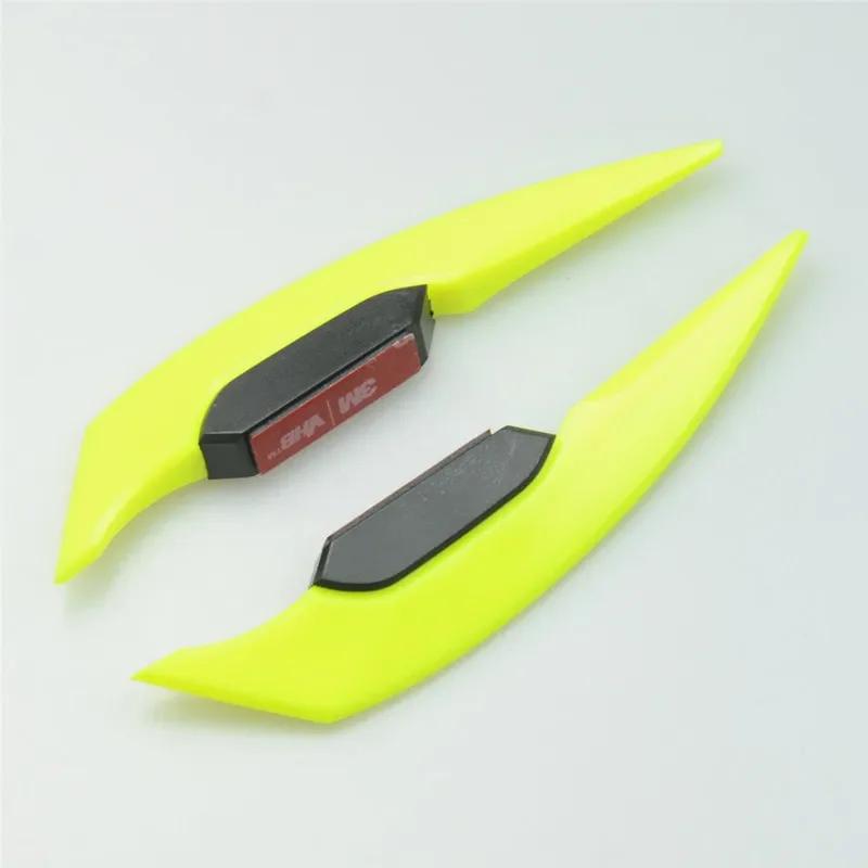 2pcs Motorcycle Winglet Aerodynamic Spoiler Wings High-quality Self-adhesive Motorbike Decoration Sticker Motorcycle Equipments