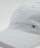 DOLIGRAM Basic Cat Rivet Washed Cap White