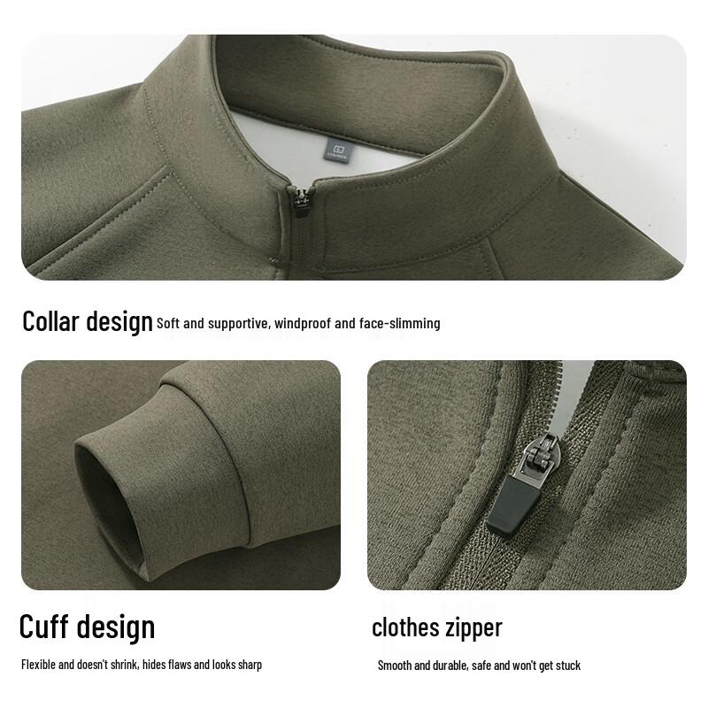 Baleno Men's Stand-Collar Cardigan Jacket