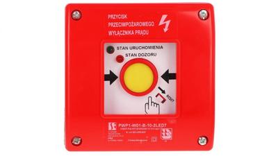 Manual Fire Alarm Button for Circuit Breaker Pwp1 (1No) With Cnbop Certificate - 2LED Green/Red 230V