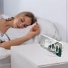 Mirror Multifunctional Alarm Clock Intelligent Makeup Mirror Clock Simple Desk Automatic Photosensitive Electronic Table Clock