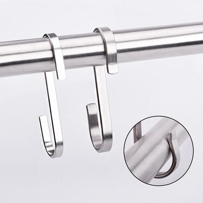5/10/20 PcsHousehold Nail Free Stainless Steel S-shaped Hook Suitable for Clothing and Kitchen Use