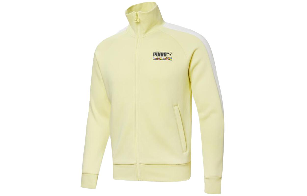 PUMA Jackets Men s Yellow Stand Collar Moderate Other 531290-40 M