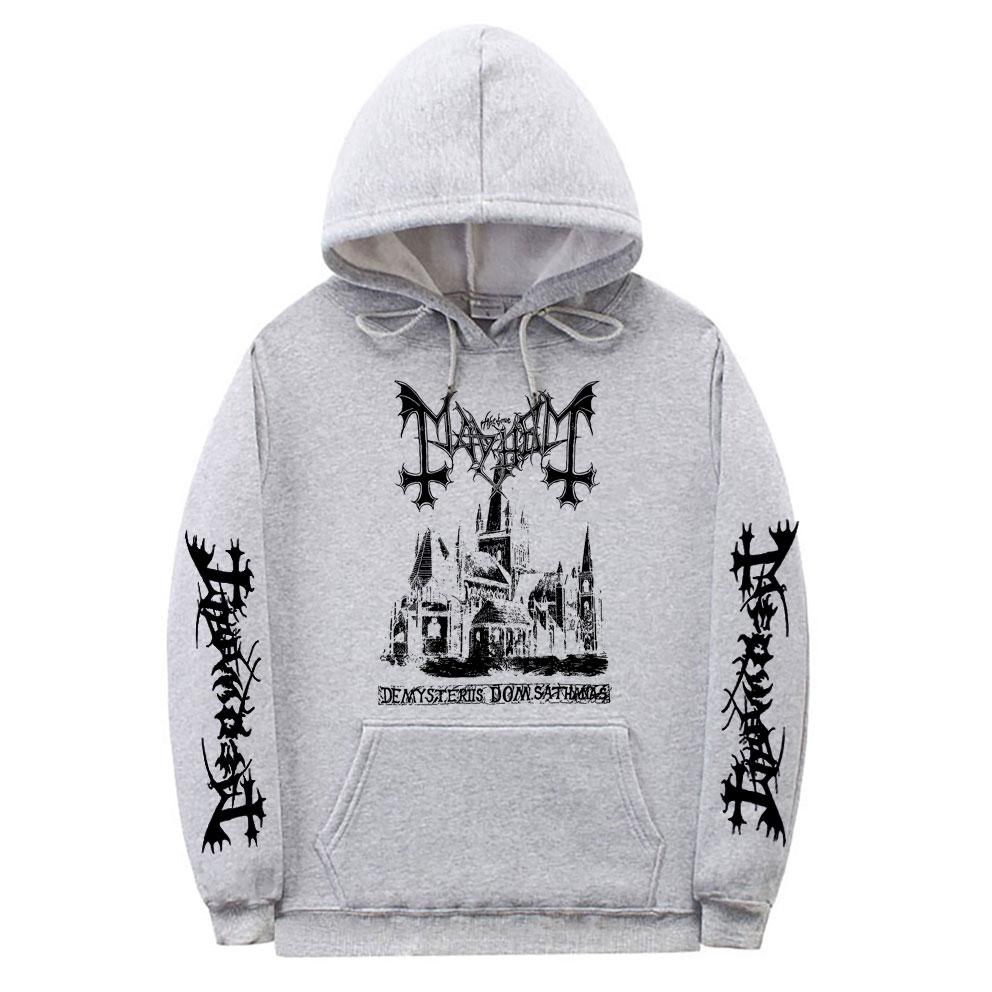 Nowy Mayhem Deathcrush Euronymous Dead Varg Bluza z Kapturem Graficzna Męska Damska Moda Casualowe Luźne Bluzy Męska Bluza Rockowa