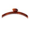 Arc Shape Hair Claw Non-slip Crossing Teeth Solid Color Decorative Tight Frosted Large Shark Hair Clamp Styling Tool