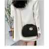 New Summer Small Fragrance Style Bag Fashionable Leather Crossbody Bag for Women Versatile One-shoulder Diamond Circle Bag
