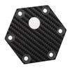6 Holes Steering Wheel Horn Cover Carbon Fiber Exterior Steering Wheel Cap Steering Wheel