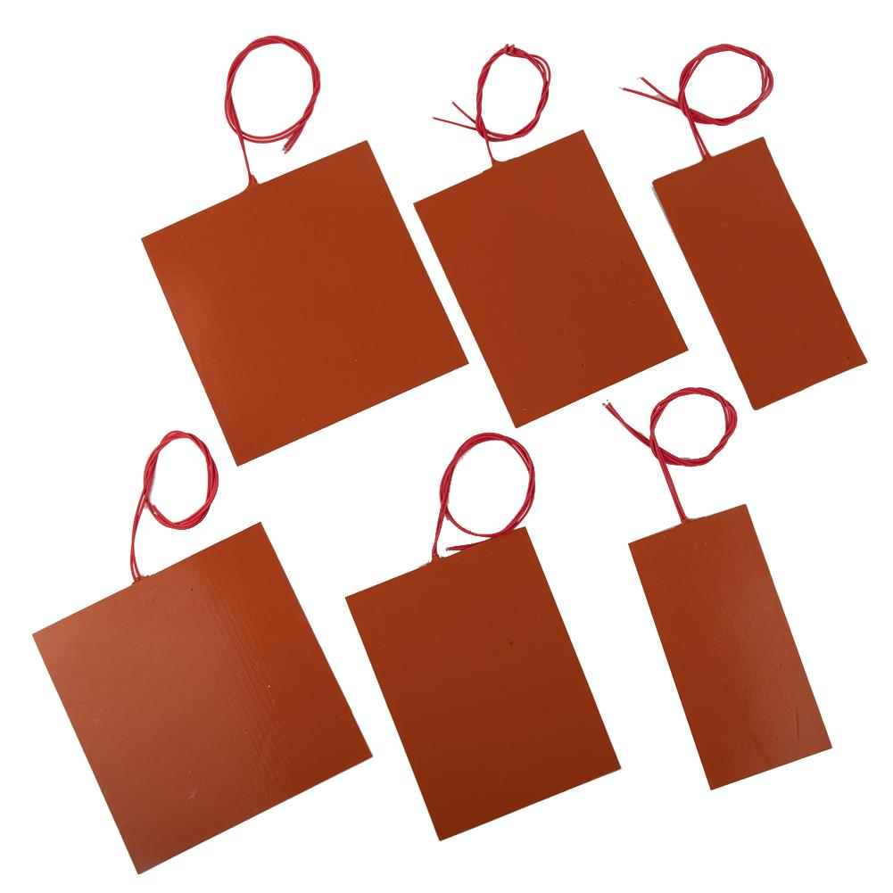 12/24V Elektryczna Silikonowa Mata Grzewcza Elastyczna Spirala Grzewcza 150mm Podkładki Grzewcze Płyta Grzewcza Stabilna/Wysokotemperaturowa