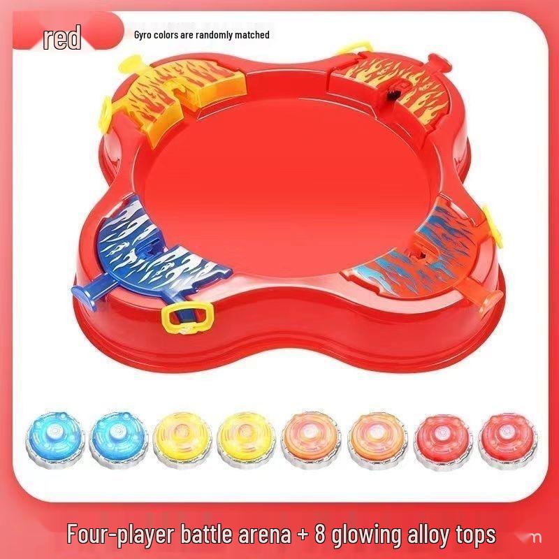 Luminous Alloy Battle Spinning Top for Kids: Parent-Child Interactive Toy