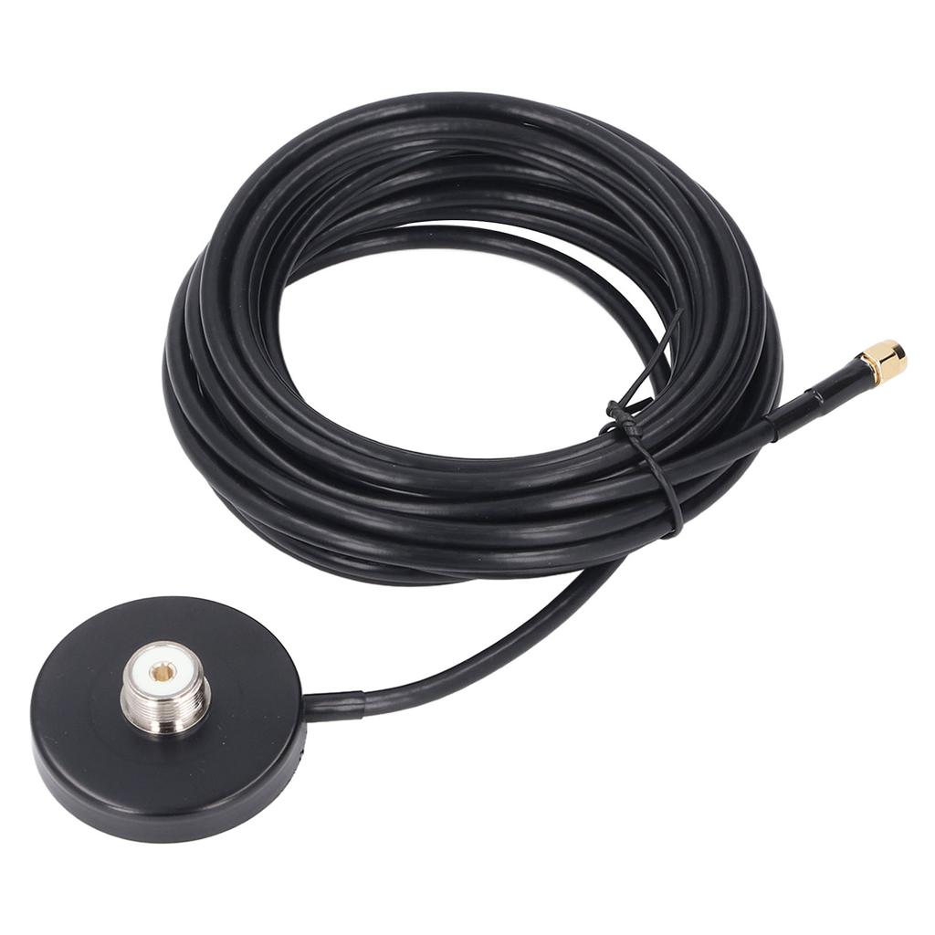 Magnetic Antennae Base Water Resistant Car Radio Antennae Magnet Mount with 5M RG58 Cable SMA Male to PL 259 SO 239 UHF