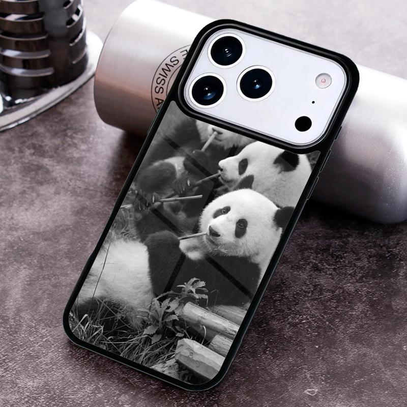 Cute Panda Fashion Phone Case For iPhone 17 16 15 14 13 12 11 Pro Max Plus 17Air Soft Silicone Cover