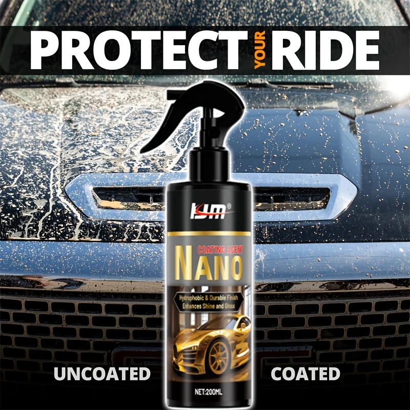 200ml Car Paint and Glass Protection Spray, with Hydrophobic Gloss, Scratch Resistance, Plastic Renovation Effect, Easy Spraying