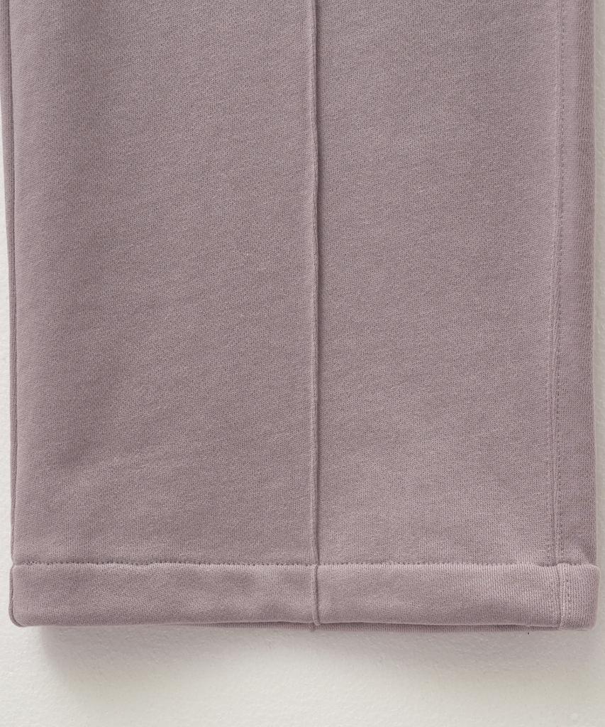 Seteo Cotton Elastic Waist Sweatpants Purple (Type A)