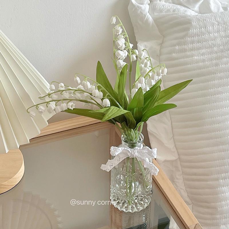 Of Stylish Lily The Valley Artificial Plant For Living Room Centerpiece Table