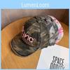 Embroidery Sqnc Letter Street Baseball Hat Breathable Teens Material