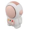 Astronaut Mini Fan Pink USB Rechargeable Quiet Bladeless 2 Speed Adjustments Handheld Astronaut Fan