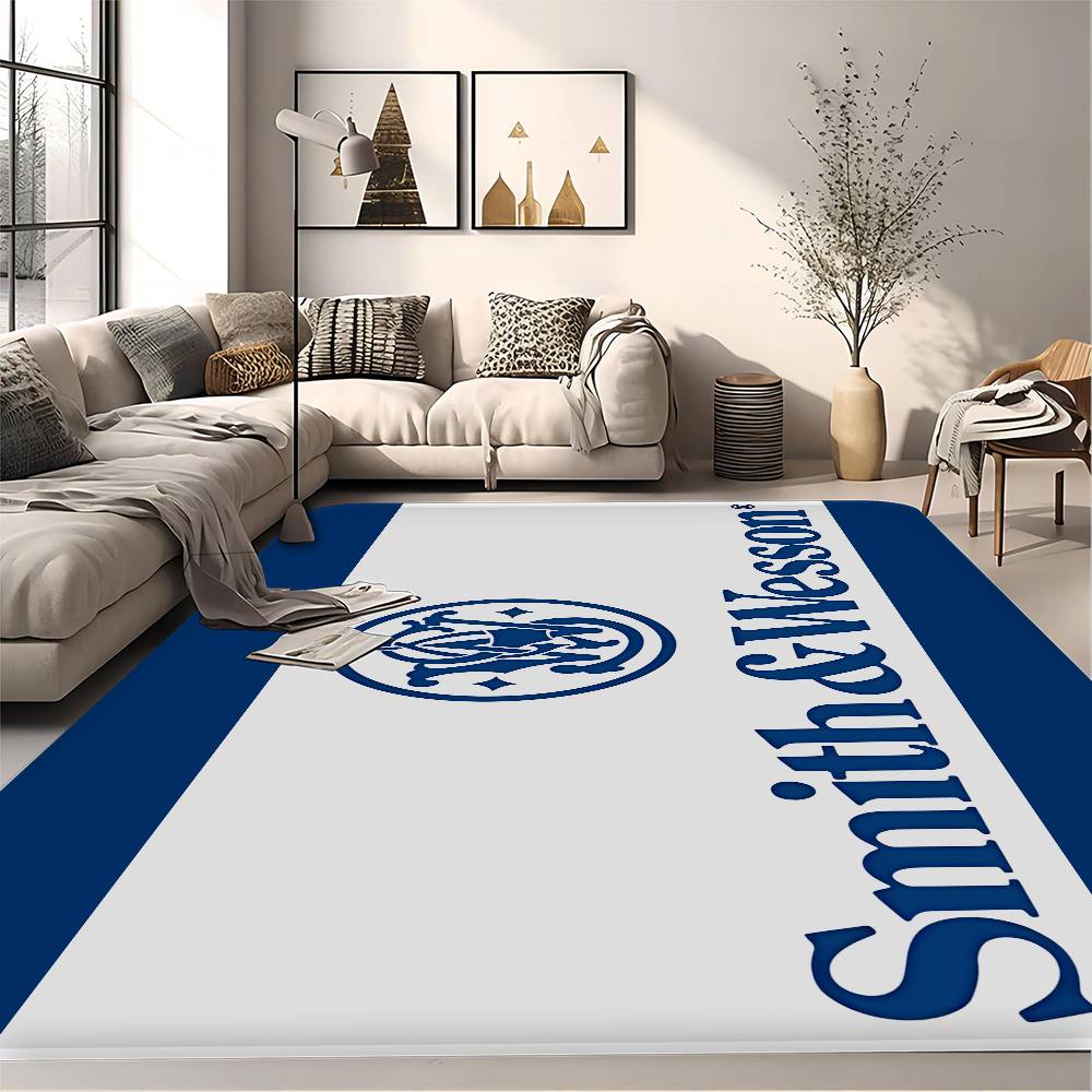 GUN Smith Wesson Door Mat Washable Non-Slip Living Room Sofa Chairs Area Mat Kitchen Bedside Area Rugs