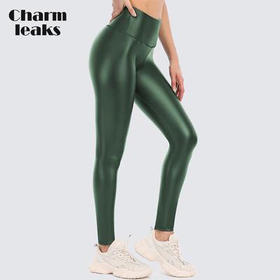 Leggings für Damen, hohe Taille, Workout-Yogahose mit Taschen, Sport-Leggings