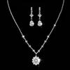 European & American Sparkling Water Drop Zircon Necklace Set – Fashionable Full Diamond Clavicle Chain