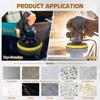 20 Pack 4 Inch Diamond Polishing Pads, Granite Polishing Pads Kit With 5/8''-11 Backer Pad, 50-6000 Grit Wet/Dry Polishing Pads For Marble, Concrete,