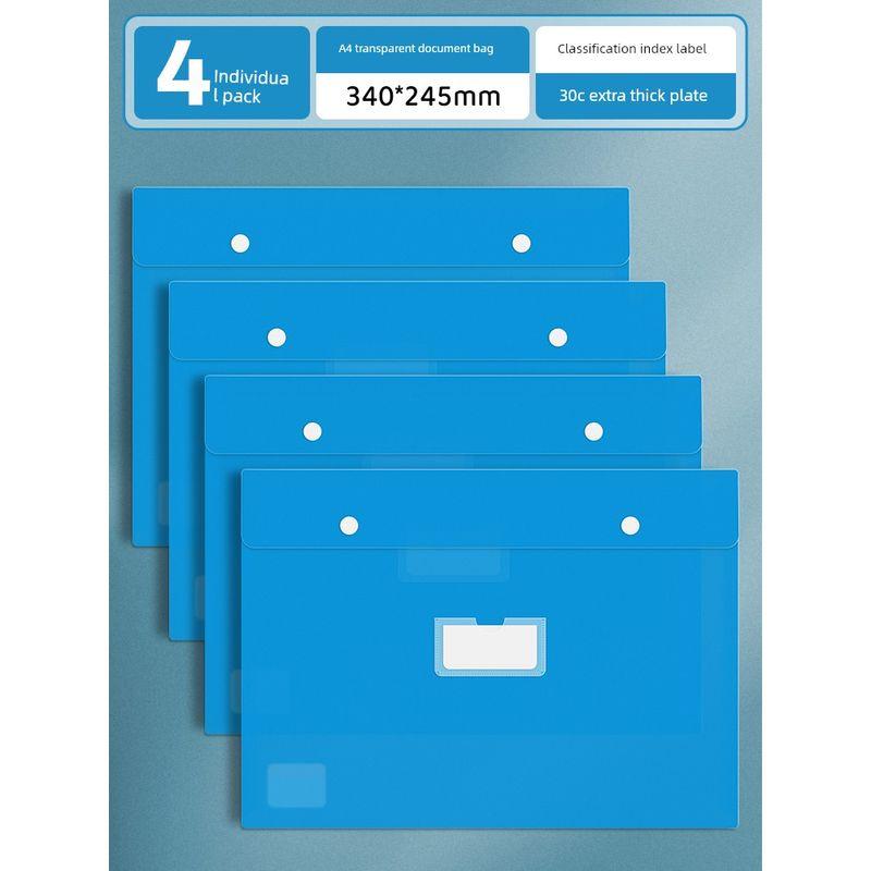 

Color Classification Examination Pregnant Women s Maternity Examination Buckle File Bag Lake Blue | 4-Pack | 30C Extra Thick