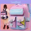Adorable Oxford Cloth Kids Backpack For Grades 1-6 Breathable And Wear-resistant