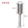 1/4\" Shank Milling Cutter Router Bit Router Cutter Bit Straight Flute