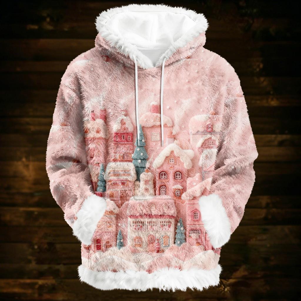 Felpe con cappuccio da donna oversize invernali felpate carine pullover alla moda abbigliamento autunno inverno