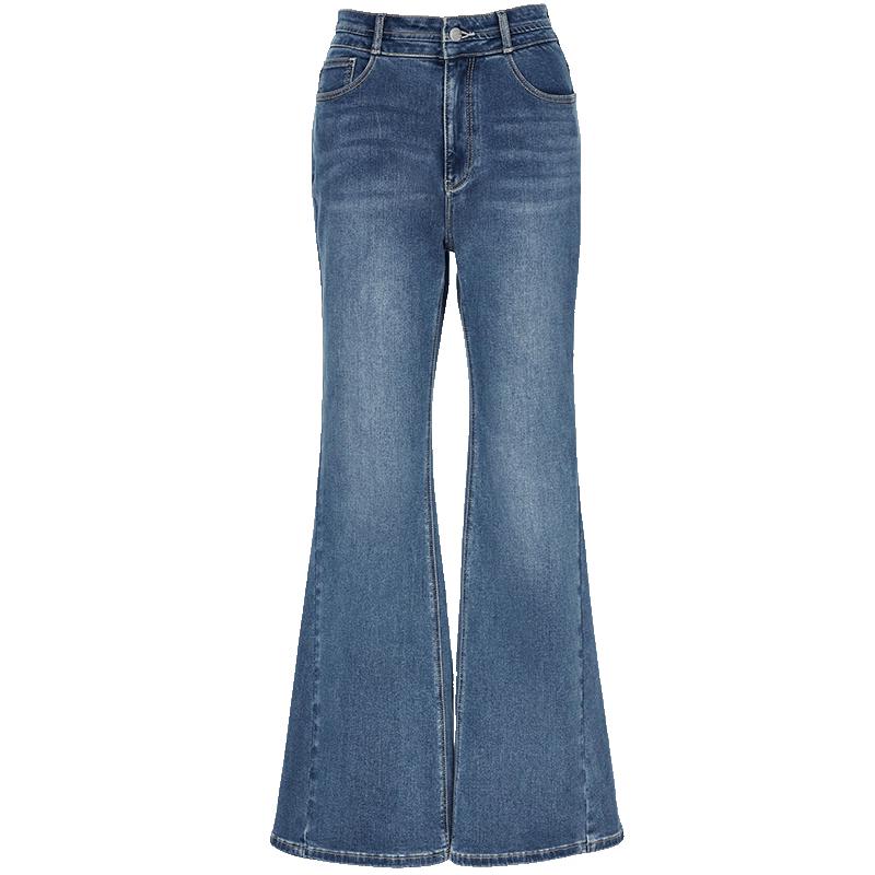 VEROMODA Women's High-Waist Micro-Flared Jeans