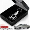 3D Metal Car Emblem Keychain Gift Keyring Key Pendant For Honda Civic Fit Jazz Accord CRV HRV City Odyssey Passport Accessories RG0