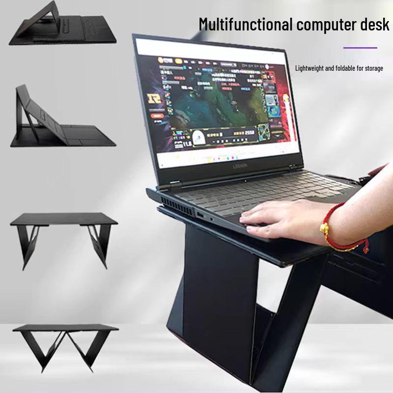 Multifunctional Car Rear Seat Folding Table for Laptop and Storage